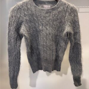 J.Crew Women's Brushed Cable Knit Cashmere Sweater